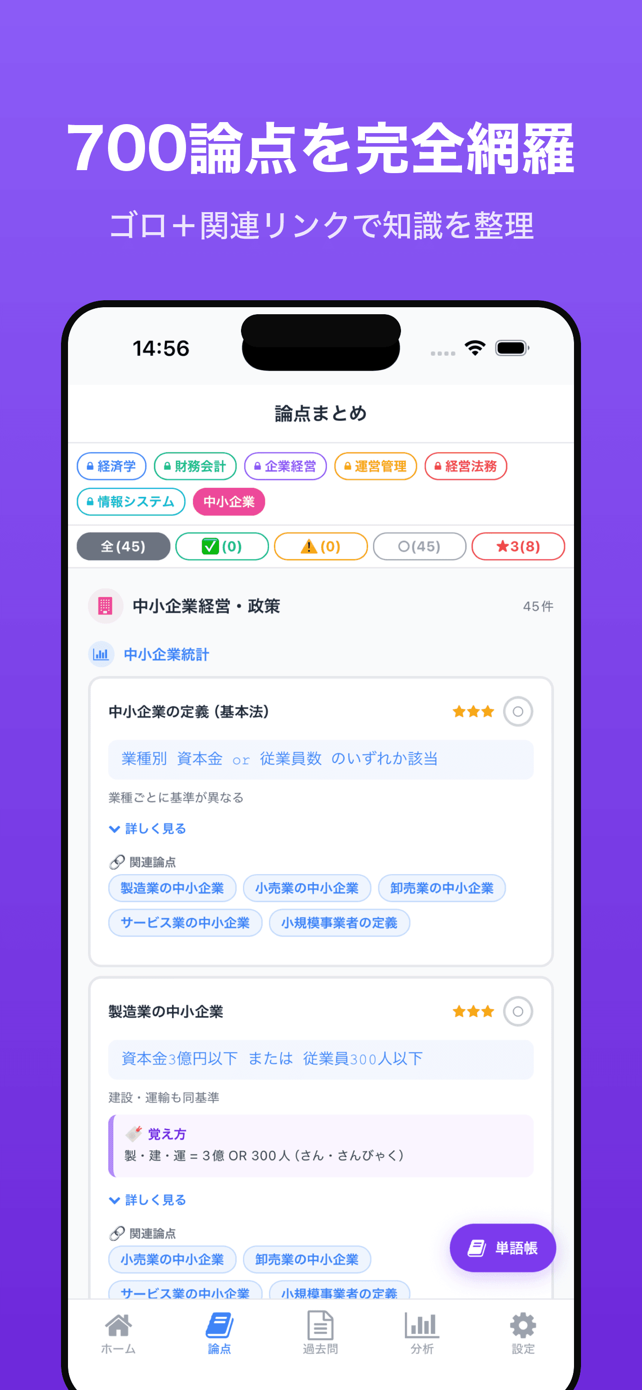 論点まとめ(用語と覚え方)